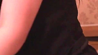 Petite Brunette Brings Herself to Orgasm by Playing with Her Nipples