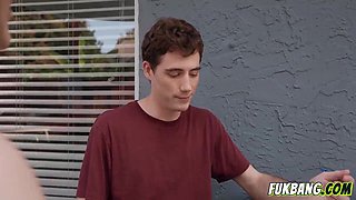 Stepmom Lindsay Lee Talk About Huge Tits With Stepson