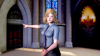 Hot animated milf from Porngamehunter gets into some wild action