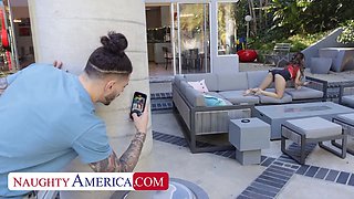 Serena Sterling poses for nudes for her friend's horny brother