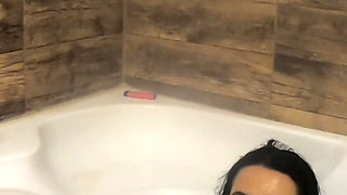Kinky MILF Games with Mega Orgasm in Bathtub at Home