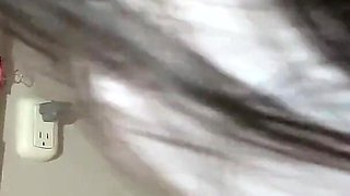 Showing Her Ass and Riding My Cock