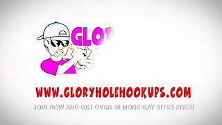 Sucking Chocolate Cock At The Gloryhole