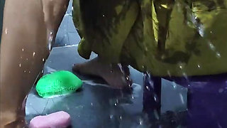 Tamil Desi beautiful taking bath New viral video