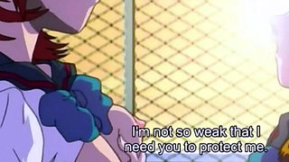 Horny anime lesbian teens skip class to lick pussy