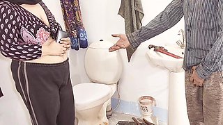 The Indian Plumber Seduced by Dirty Talk and Fucked Roughly in Doggystyle