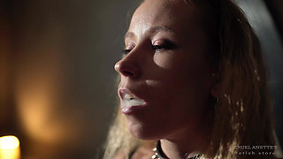 Anette Blows the Smoke