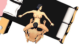Bhabhi Ko Ghodi Banke Chhoda Animation Video Part 1