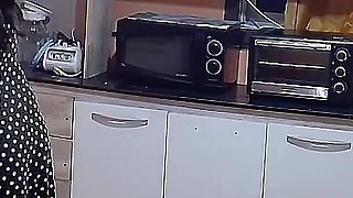Movie Scene Between Pots and Pans Fucking in the Kitchen