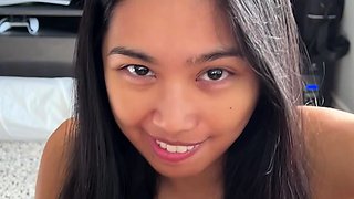 Homemade amateur blonde teen blowjob and cumshot