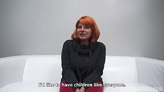 Celestial Sarka: Big Tit Czech Redhead Casting
