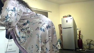 Mature SSBBW Spiting on Giant Boobs and Vibrator Tease