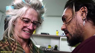 Almost 70 Year Old Slut of a  Grandma Gets All Holes Used