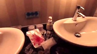 Enjoying at a hotel with a slim beauty