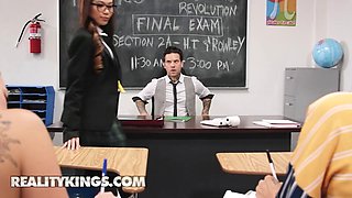 Reality Kings: Vina Sky & Small Hands Get Pounded In Front of Students - HD Porn