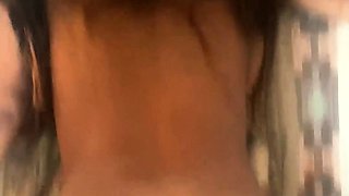 Brunette amateur babe anal POV
