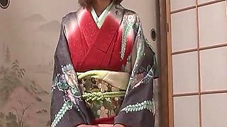 Sexy Japanese Girl Masturbates with Passion in Front of a Guy