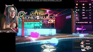 Letting Fans Use my Fuck Machine while I play a hentai game on stream