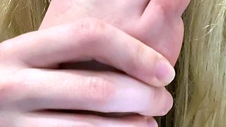 Blond ripping her hose foot fetish and anal sex