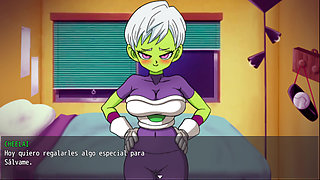 Dragon Ball Lost Chapter - Fucking Cheelai's Cute Pussy for the First Time