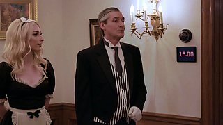 Big tits MILF solving mystery with babes