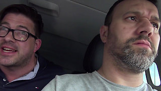 Picked up tattooed big ass gal fir sex in car