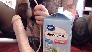 Anal fucking machine and squirt