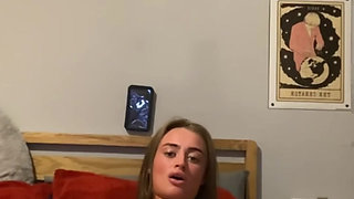 Scottish horny emo loves to be watched while fingering
