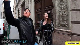 Lady Lyne Huge Natural Tits Milf Gets Naked In Public  Pounded To Pluto By Monster Cock  Immoral Family 4k