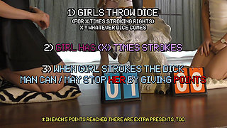 Hot and Horny Real College Girls in a CFNM Cum Dice Challenge with Buzzers to Get Most of the Points