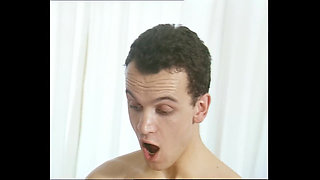Threesome - Two Big Cocks Ion the Pussy and DP for Italian Slut with Big Tits