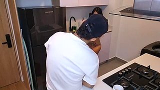 Best Friend's Wife Cheats with Me - Rough Doggy & Deep Throat - Latina Homemade