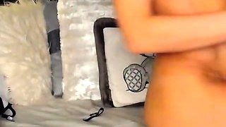 Stacked brunette goes solo toys and masturbation