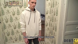 Russian Brunette Nikki Hill got anal fuck for her bf's debts