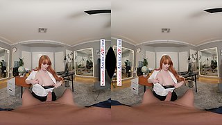 Your Buxomy Crimson Head Manager, Alex Harper, Will Give You A Phat Elevate If You Are Up To The Task