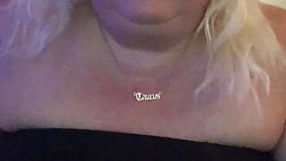 BlancaGirlBBW titty play while smoking