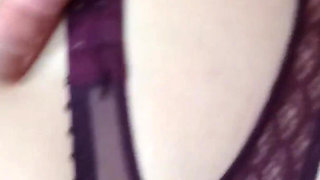 Her Little Pussy Under Her Short Dress to Get Her Tight Little Ass Fucked