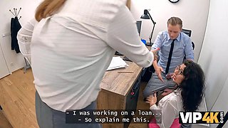 Antonia Sainz & Mini Mizix are having multiple orgasms while being fucked by their boss in the office