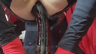 Extreme fuck with a sling