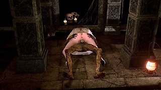 3D Sexy Asian Wife Naked Her Huge Boobs Got Fucked by the Monster