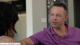 Posh and sexy neighbor's daughter Gal Ritchie gets fucked by a big cock
