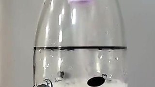 I Pee Into a Bottle Through a Funnel