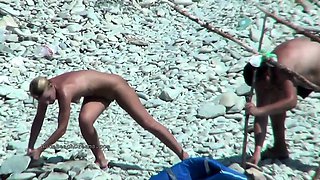 Real nudists on the nature video compilation