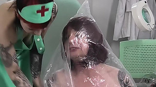 Latex Nurse’s Total Encase Surrender: Wrapped and Owned in Plastic Perfection