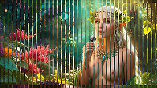Beautiful Elf Girls with Elderberry