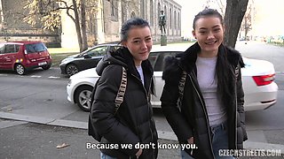 Czech Streets 124: Naive Sexy Teen Twins