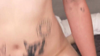 Enby Slut Gets Caught Masturbating by Step Dad