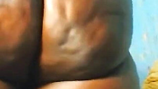 Farting BBW Anal Dildo and Standing Twerk