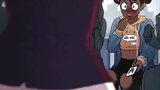 Threesome Sex In The Train ( Animation Uncensored )