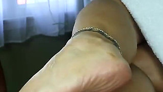 Massage Therapist Cums on My Feet